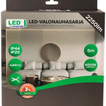 Led Energie Sisävalaisimet-Valonauhasarja 5 M 24 W 2250 Lm 4000K IP20/IP44