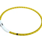 Jalo Koiratarvikkeet^Valopanta USB-ladattava Heijastimella Keltainen