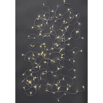 Kotikulta Koristevalot-Valosarja 120LED Kirkas Johto