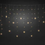 Konstsmide Koristevalot-Valoverho 12 Lumihiutaletta, 60 LED