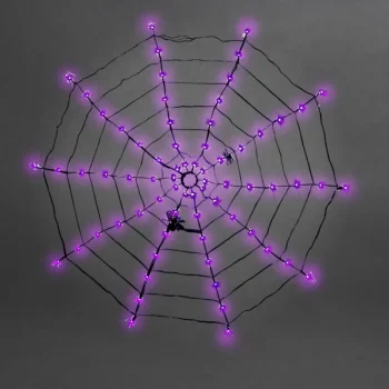 Happy Halloween Sesonkikoristeet-Valoverkko Hämähäkki 70 LED