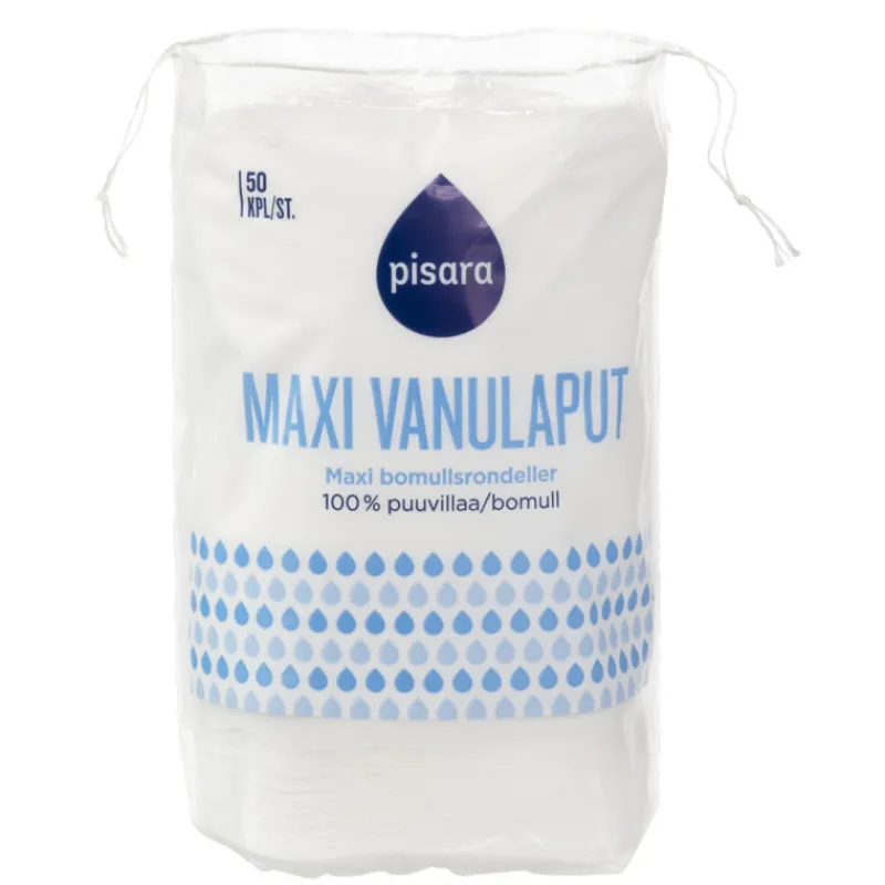 vanulappu-50-kpl-maxi-cqvhnqWc-0.webp Pisara Hyvinvointi- Ja Terveydenhoitotarvikkeet^Vanulappu 50 Kpl Maxi
