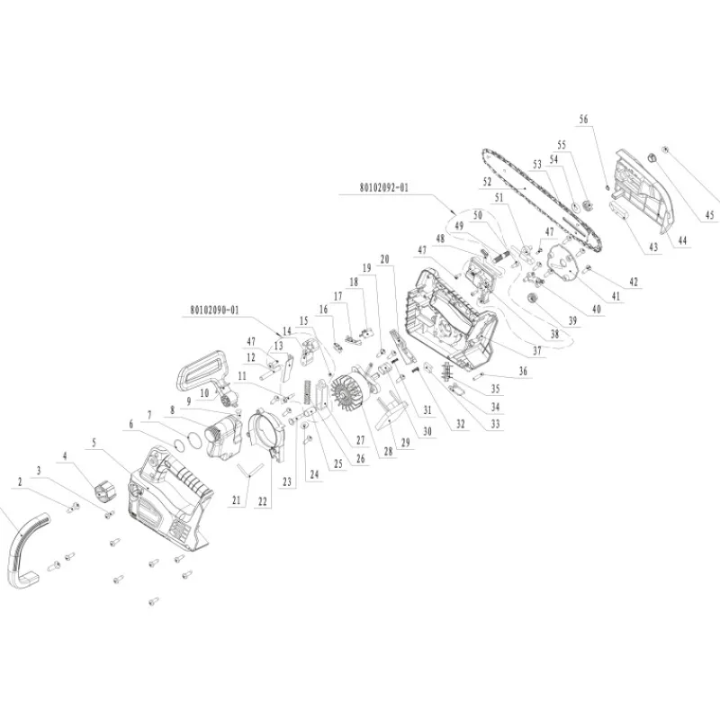 varaosa-67000110-01-40v-brushl-PmFwTAYu-0.webp Brücke Metsänhoito-Varaosa 67000110-01 40V Brushless Motor CSC40 1 Kpl