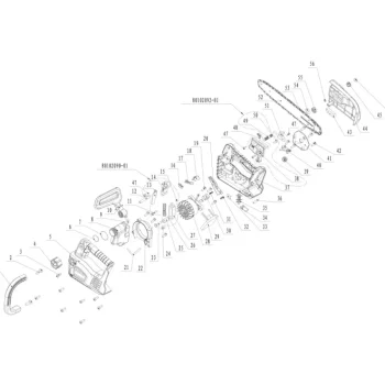 Brücke Metsänhoito-Varaosa 80302413-02 Left Housing CSC40 1 Kpl