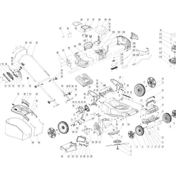 Brücke Ruohonleikkurit-Varaosa 80700147-02 Flat Gasket LMC40 2 Kpl