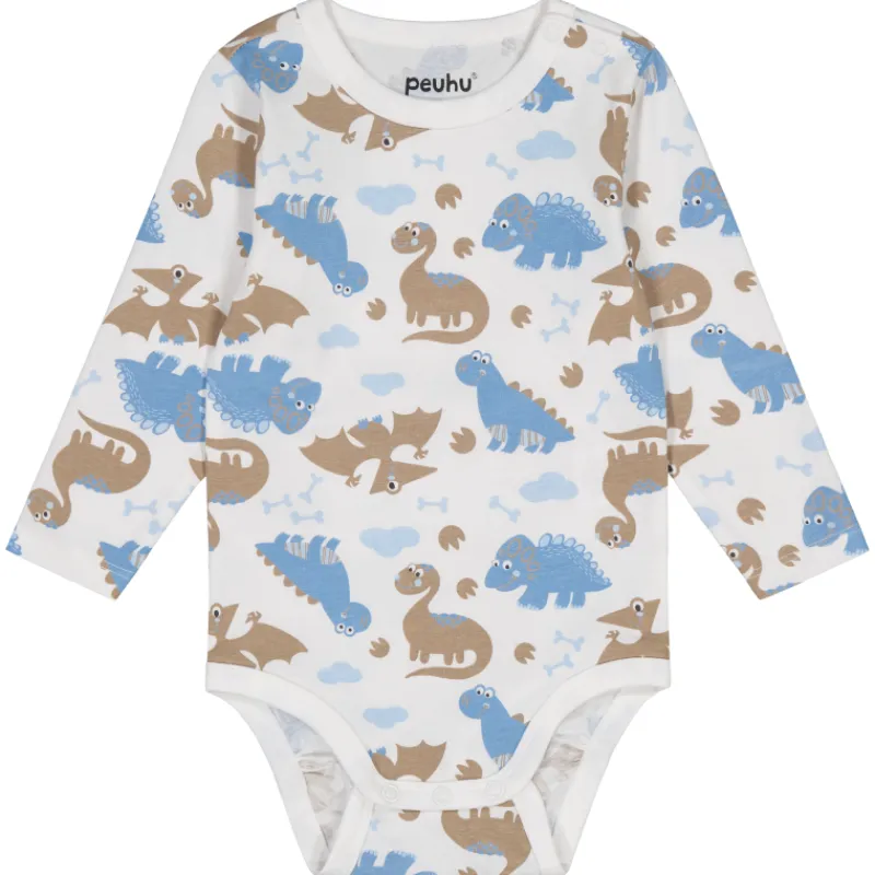 vauvan-body-peuhu-happy-dinot-fEuDUbju-0.webp Peuhu Vauvojen Vaatteet-Vauvan Body Happy Dinot