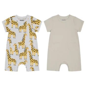 Peuhu Vauvojen Vaatteet-Vauvan Leikkipuvut 2 Kpl/pkt Susu Set Beige