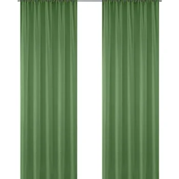 Kotikulta Verhot Ja Verhotarvikkeet-Verho 2 Kpl 135 X 220 Cm Tuuli Vihreä