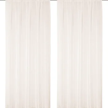 Kotikulta Verhot Ja Verhotarvikkeet-Verho 2 Kpl 140 X 240 Cm Saara Beige