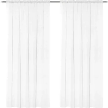 Kotikulta Verhot Ja Verhotarvikkeet-Verho Katarina 2 Kpl Valkoinen