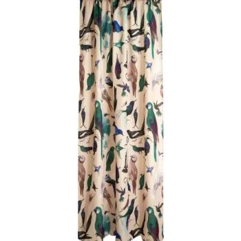 Nordic Tricot By Ivana Helsinki Verhot Ja Verhotarvikkeet-Verho Nordic Tricot 140 X 240 Cm Paratiisilinnut