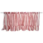 Kotikulta Verhot Ja Verhotarvikkeet-Verhokappa 60 X 250 Cm Lines Punainen