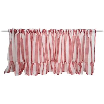 Kotikulta Verhot Ja Verhotarvikkeet-Verhokappa 60 X 250 Cm Lines Punainen