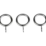 Kotikulta Verhot Ja Verhotarvikkeet-Verhorengas 10 Kpl 19/26 Mm Cafe Hopea