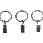 Kotikulta Verhot Ja Verhotarvikkeet-Verhorengas 10 Kpl 25/32 Mm Nipistimellä