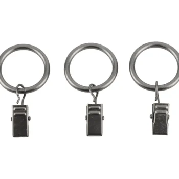 Kotikulta Verhot Ja Verhotarvikkeet-Verhorengas 10 Kpl 25/32 Mm Nipistimellä