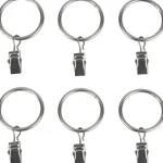 Kotikulta Verhot Ja Verhotarvikkeet-Verhorengas 10 Kpl 32/38 Mm Nipistimellä