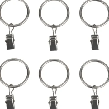 Kotikulta Verhot Ja Verhotarvikkeet-Verhorengas 10 Kpl 32/38 Mm Nipistimellä