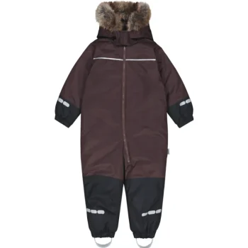 Peuhu Lasten Ulkovaatteet-Vettä Hylkivä Lasten Toppahaalari Ubba Tummanruskea