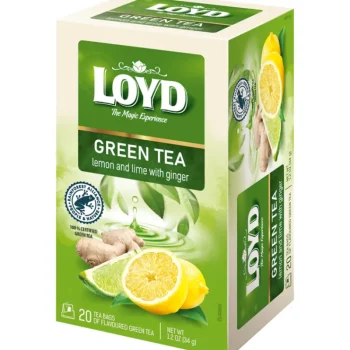 Loyd Teet Ja Kaakaot^Vihreä Tee 20 Kpl Sitruuna-lime-inkivääri