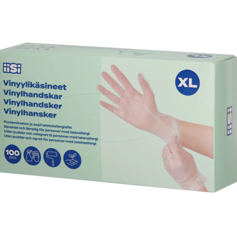 vinyyliksine-iisi-100-kpl-dyTJOGvL-0.webp Iisi Siivousvälineet^Vinyylikäsine 100 Kpl