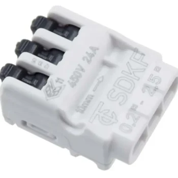 Harju Sähköasennustarvikkeet-Vipuliitin 3-osainen 25 Kpl