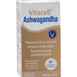 Terveysravinteet Ja -valmisteet^Vitacell Ashwagandha 60 Kpl