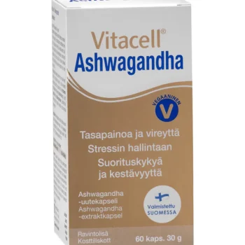 Terveysravinteet Ja -valmisteet^Vitacell Ashwagandha 60 Kpl