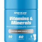 Sportlife Urheiluravinteet Ja Valmisteet^Vitamins & Minerals 60 Kpl