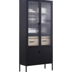 Eureka Huonekalut-Vitriini Carbon Korkea