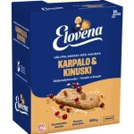 Elovena Keksit^Välipalakeksi 10 X 30 G Karpalo-kinuski 100 % Kauraa
