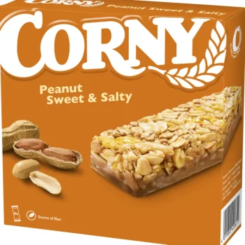 Corny Keksit^Välipalapatukka 6 X 25 G Peanut Sweet & Salty