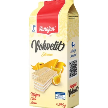 Vanajan Keksit^Vohveli 240 G Sitruuna