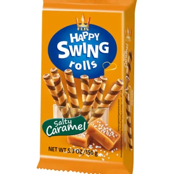 Happy Swing Keksit^Vohvelirulla Rolls 150 G Salty Caramel