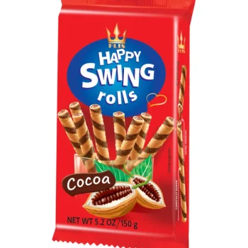 Happy Swing Keksit^Vohvelirulla Rolls 150 G Kaakao