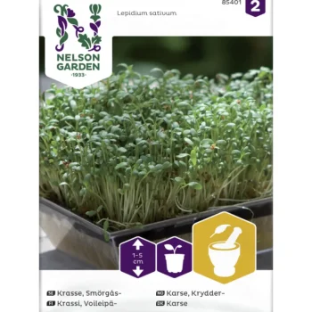 Nelson Garden Basic Kasvien Ja Nurmikonsiemenet-Voileipäkrassi Siemen