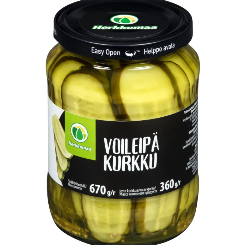 voileipkurkku-herkkumaa-670-3-apzFaHrv-0.webp Herkkumaa Säilykkeet^Voileipäkurkku 670 / 360 G