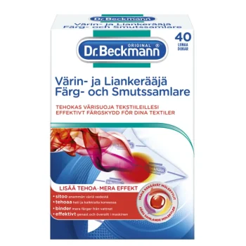 Dr Beckmann Pyykinpesu- Ja Huuhteluaineet^Värin- Ja Liankerääjäliina 40 Kpl Mikrokuitu