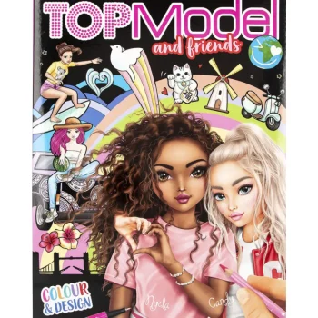 Topmodel Lasten Kirjat^Väritys- Ja Suunnittelukirja