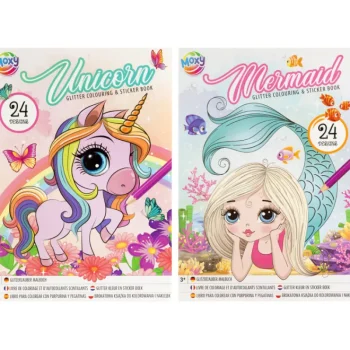 Lasten Kirjat^Värityskirja Glitter 24 Sivua