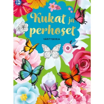 Tactic Lasten Kirjat^Värityskirja Kukat Ja Perhoset