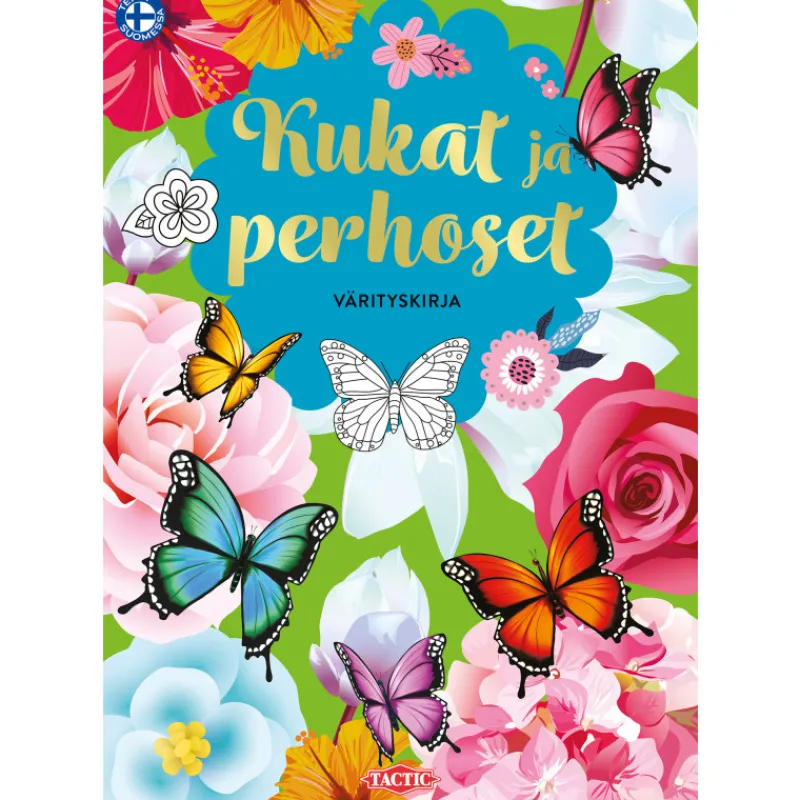 vrityskirja-tactic-kukat-ja-pe-nJbsfpuo-0.webp Tactic Lasten Kirjat^Värityskirja Kukat Ja Perhoset