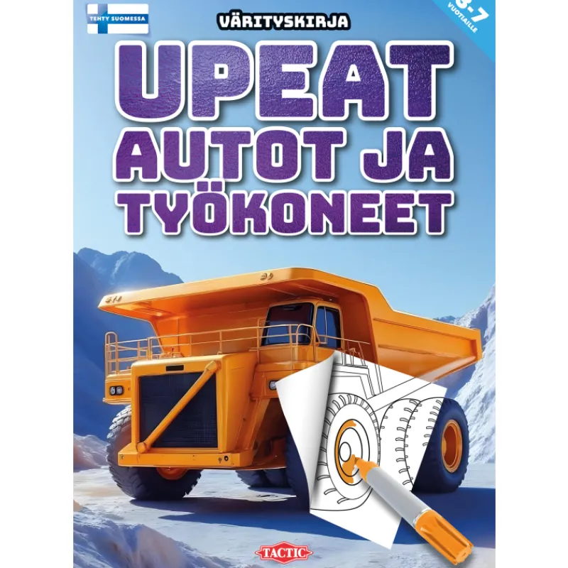 vrityskirja-tactic-upeat-autot-YwZOjNfk-0.webp Tactic Lasten Kirjat^Värityskirja Upeat Autot Ja Työkoneet