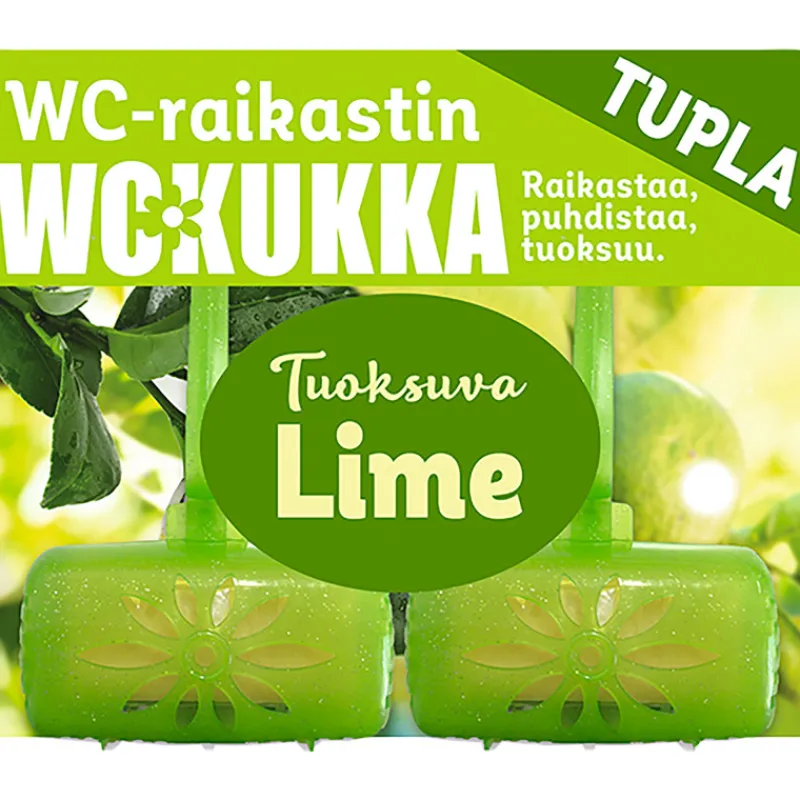 wc-raikastin-2-x-50-g-lime-zZjOniYS-0.webp Wc Kukka Kodin Puhdistusaineet Ja Ilmanraikastimet^WC-raikastin 2 X 50 G Lime