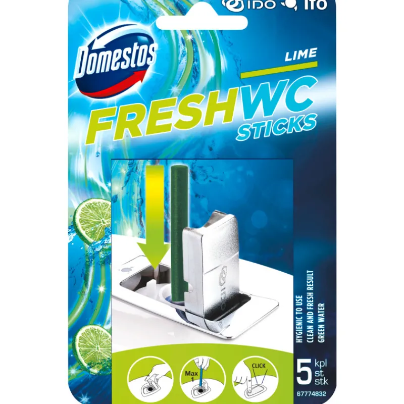 wc-raikastintikut-5-x-95-g-lim-kmsWbYGQ-0.webp Domestos Kodin Puhdistusaineet Ja Ilmanraikastimet^WC-raikastintikut 5 X 9,5 G Lime