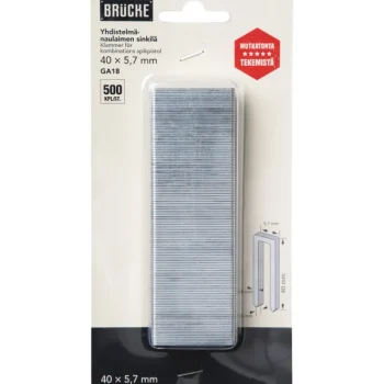 Brücke Paineilmatyökalut Ja -tarvikkeet-Yhdistelmänaulaimen Sinkilä 40 Mm, 500 Kpl