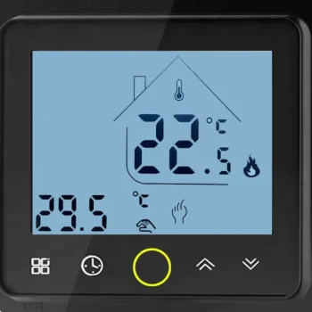 Bu00e5den Sähkömittarit Ja Kytkimet-Yhdistelmätermostaatti Digi Musta