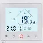 Bu00e5den Sähkömittarit Ja Kytkimet-Yhdistelmätermostaatti WIFI Valkoinen