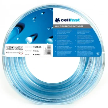 Cellfast Puutarhan Kastelu-Yleisletku 6x1,5 PVC 5 M