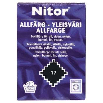 Nitor Pyykinkäsittelyaineet^Yleisväri 15 G 17 Musta